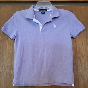 U.S. Polo Assn. Lavender Boy's Polo Shirt